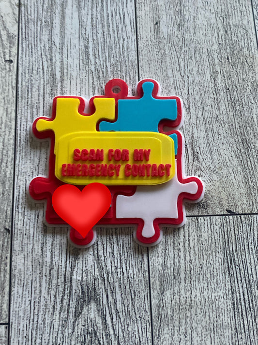 NFC Emergency Contact Backpack Tag NFC Emergency Contact Backpack Tag