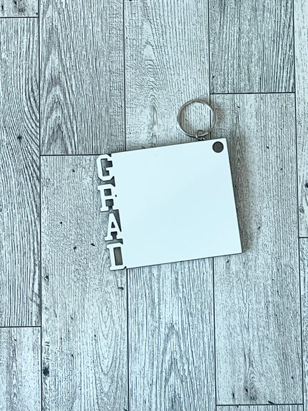 Senior Sublimation Keychain