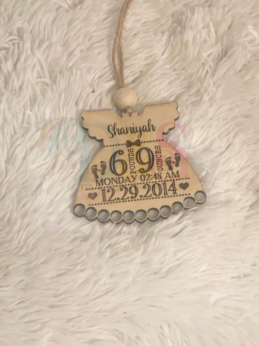 Birth Stat Ornament Birth Stat Ornament