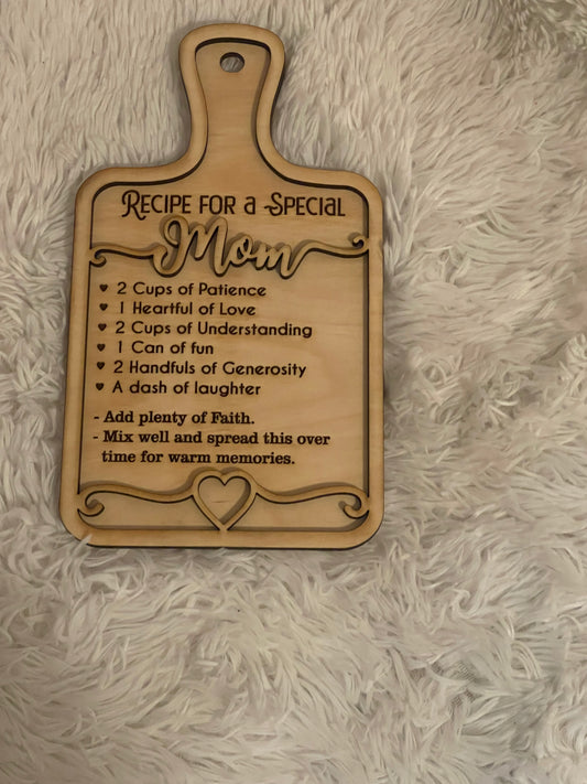 Recipe For A Special Mom/Grandma Recipe For A Special Mom/Grandma