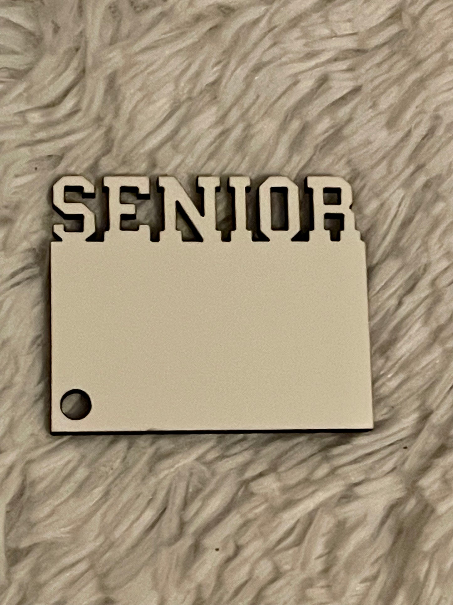 Senior Sublimation Keychain