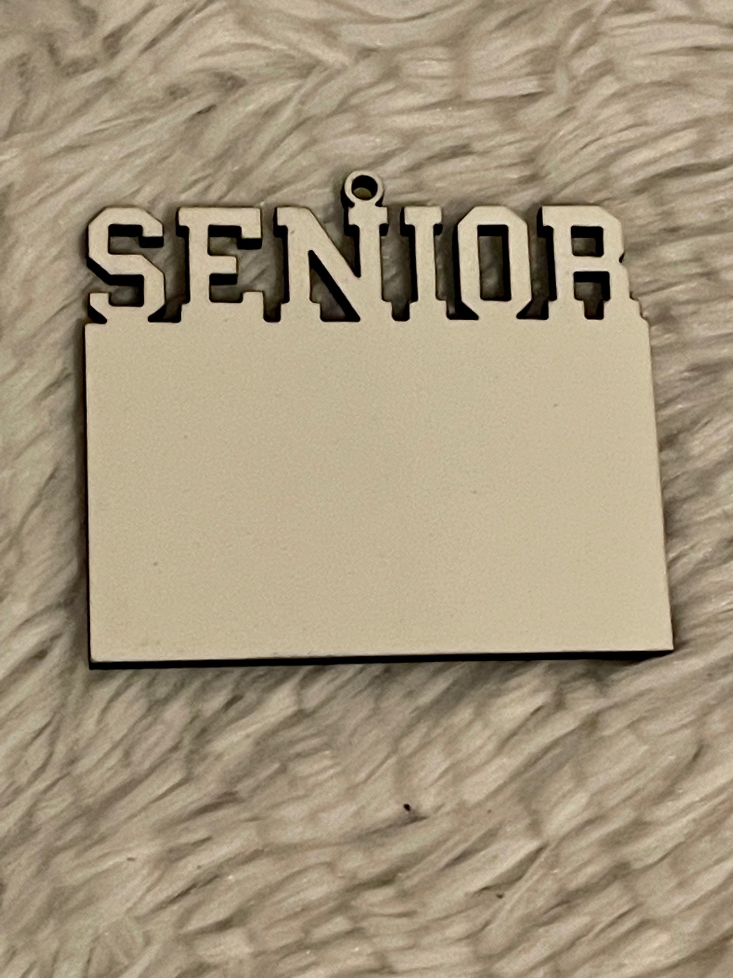 Senior Sublimation Keychain