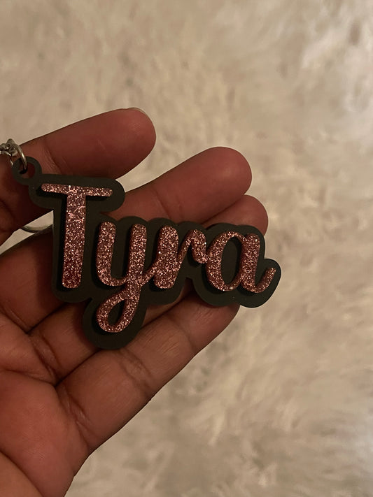 Name Acrylic Keychain Name Acrylic Keychain