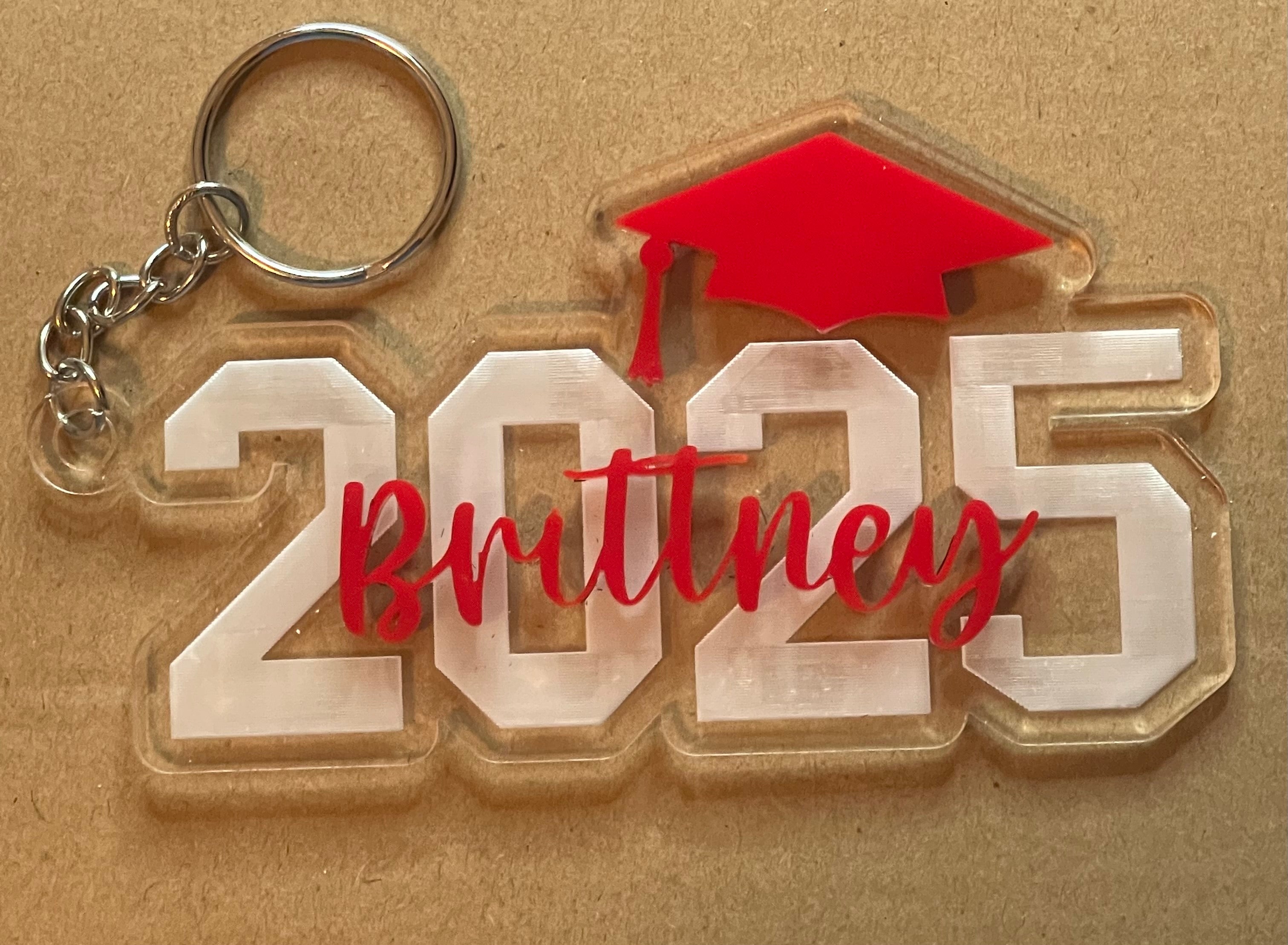 Senior Keychain Engraved and layered – D and S Blanks LLC