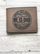 Load image into Gallery viewer, Engraved Leatherette Wallet
