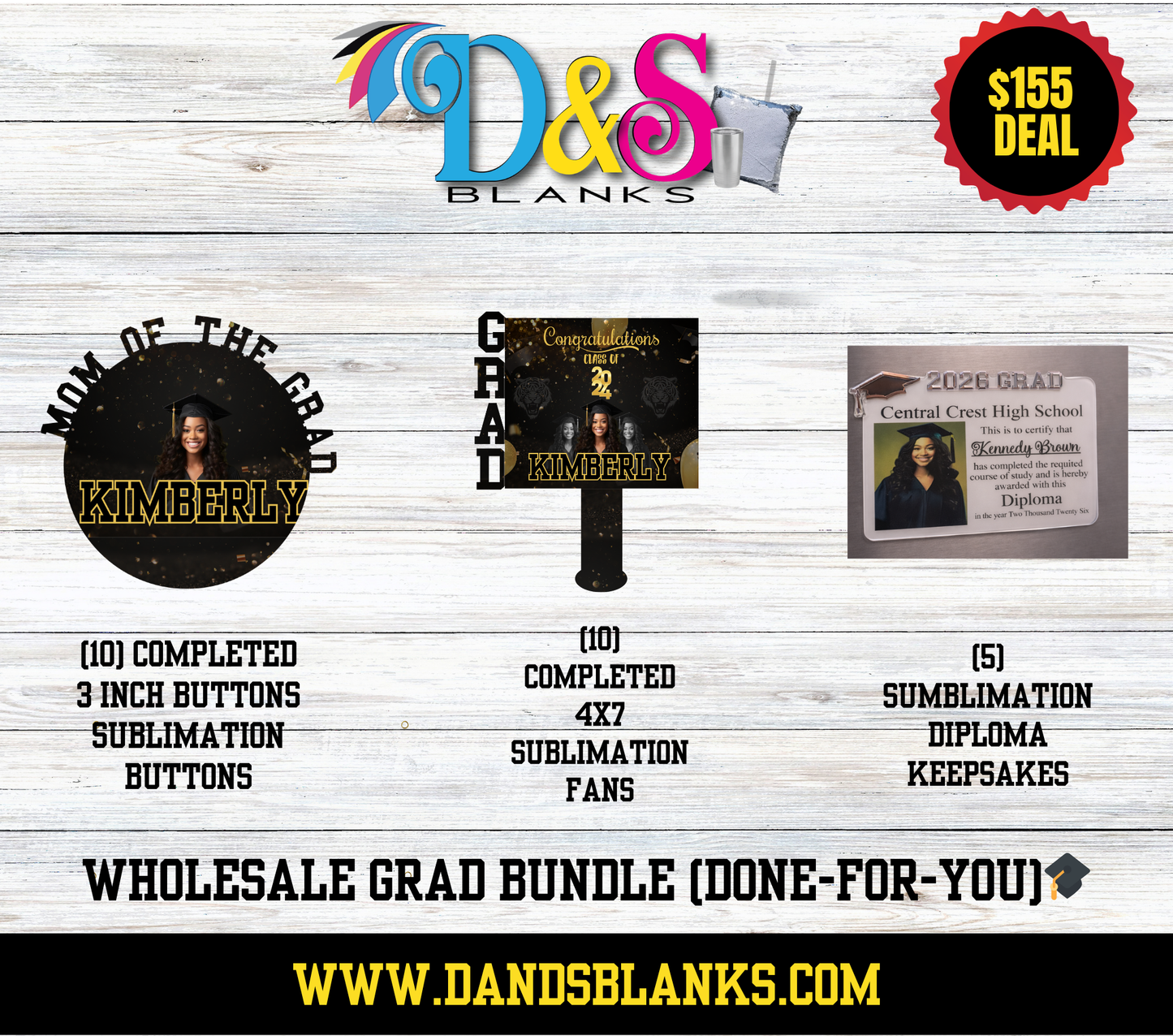 Wholesale Graduation Gift Bundles – Blanks & Done-For-You