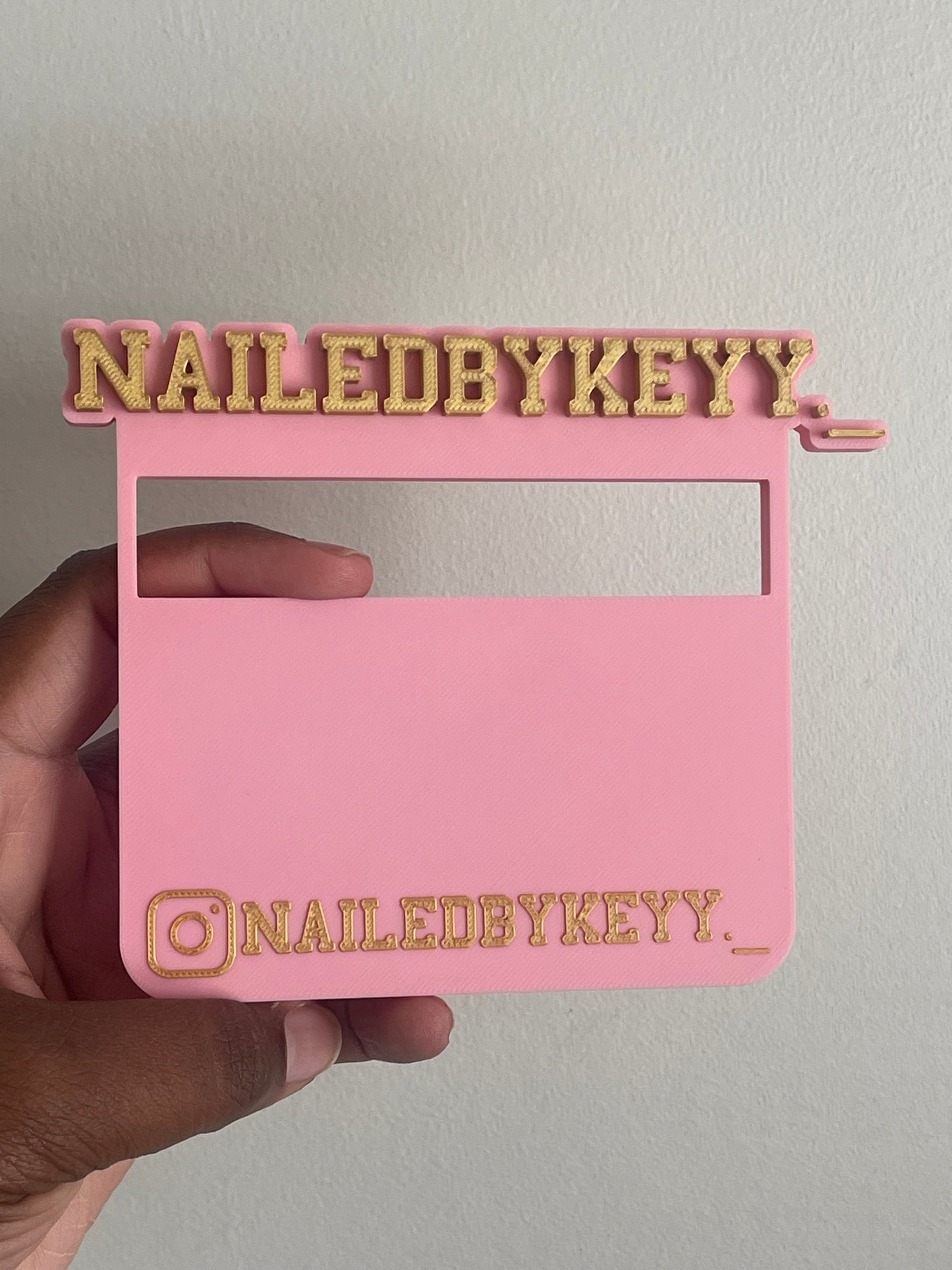 3D Printed Nailfie Photo Prop – Customizable for Nail Techs & Brands