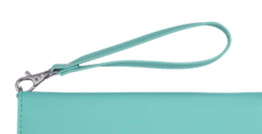 Engraved Leatherette Wallet with Strap