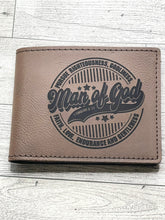 Load image into Gallery viewer, Engraved Leatherette Wallet
