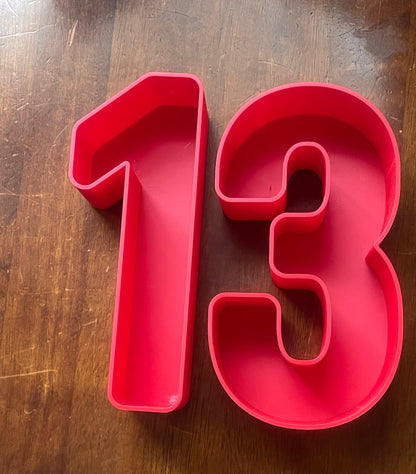 Printed Letters & Numbers (20 cm)