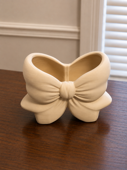 Wholesale Bow Makeup Brush Holder & Pen Organizer| 3D Printed Desk & Vanity Organizer