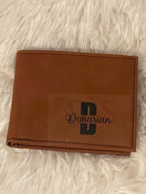 Load image into Gallery viewer, Engraved Leatherette Wallet
