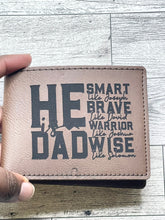 Load image into Gallery viewer, Engraved Leatherette Wallet
