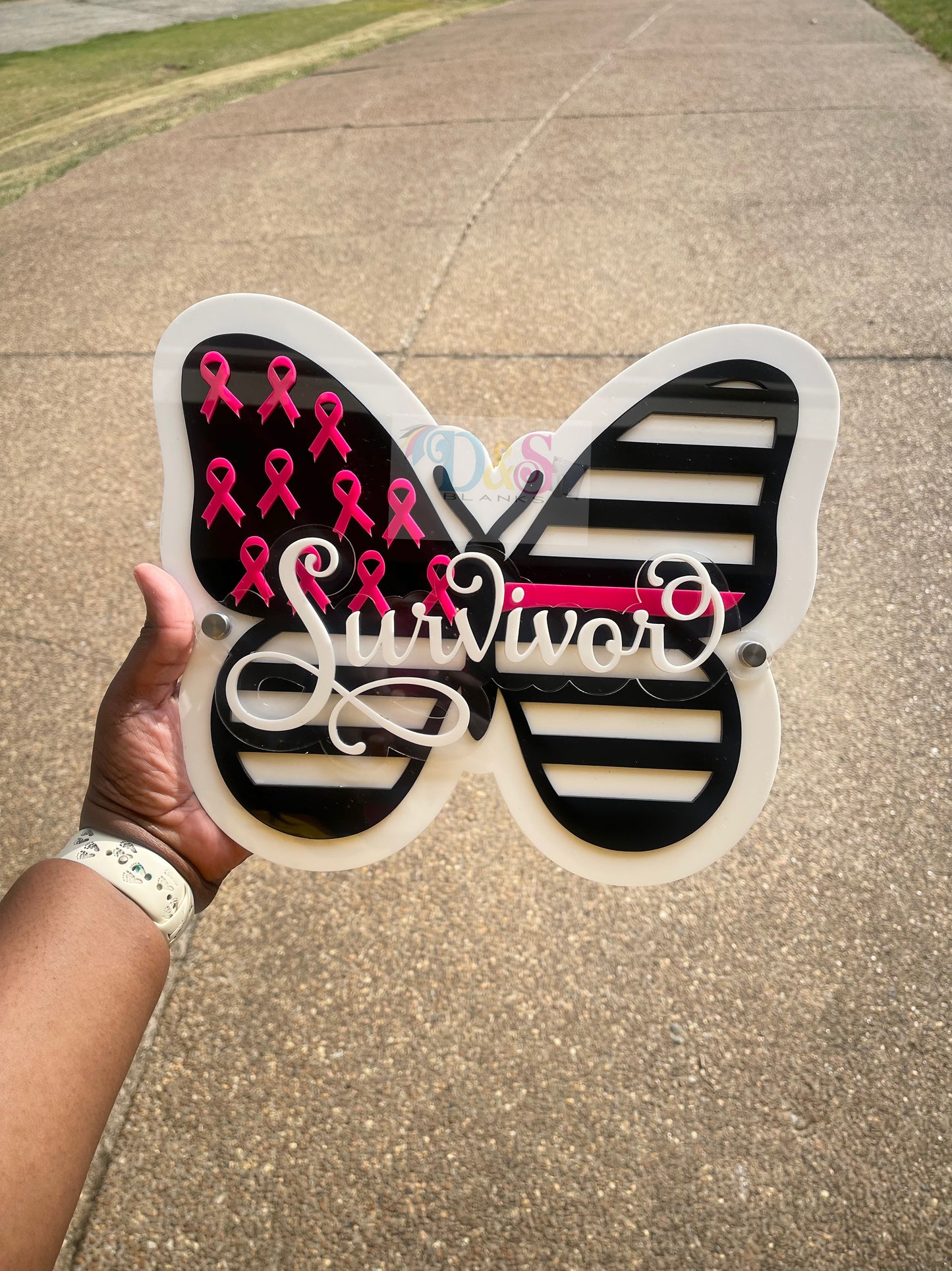 Awareness Butterly (Sign & Keychain)