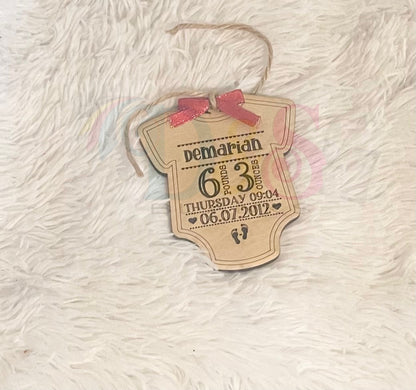 Birth Stat Ornament