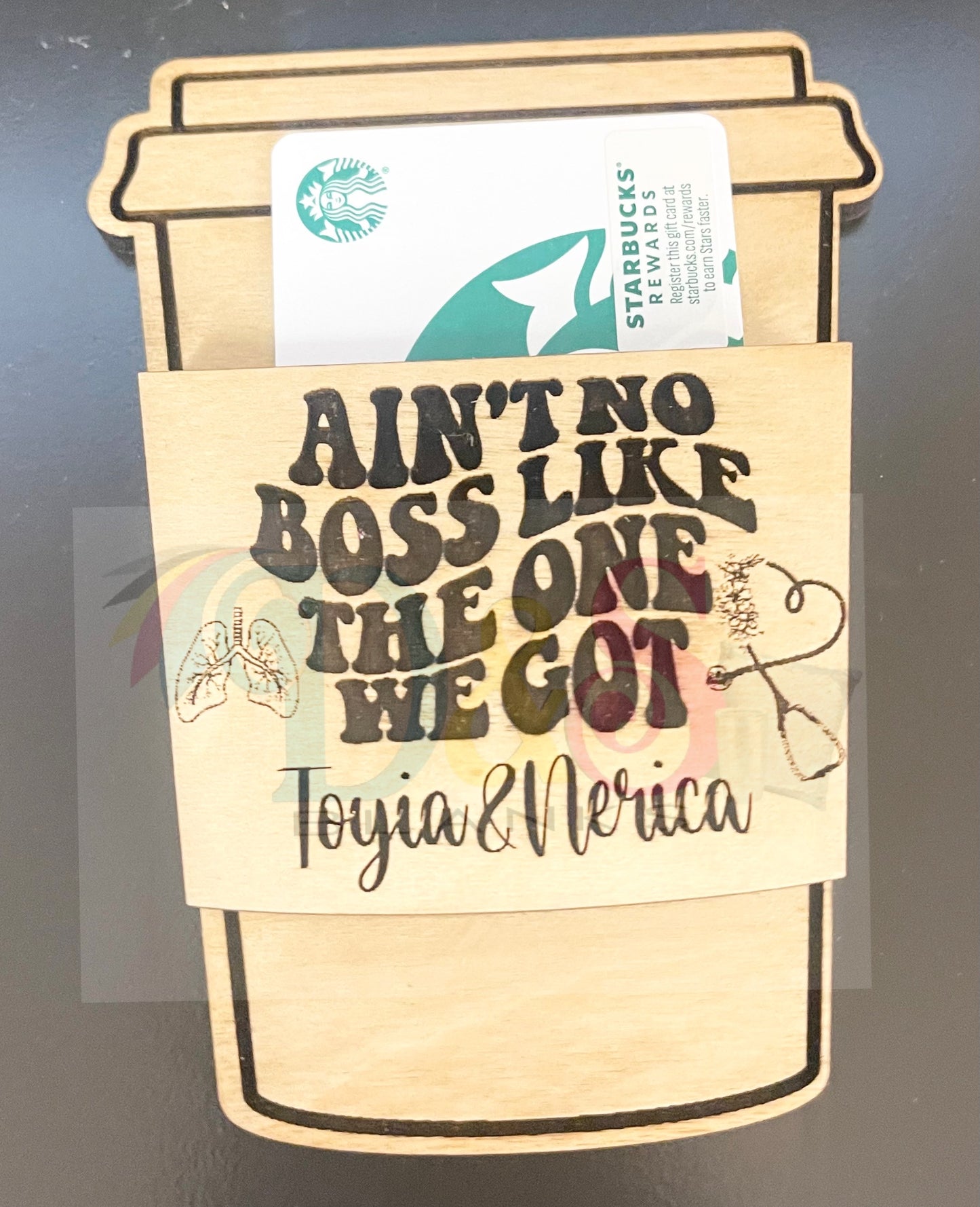 Coffee Gift Card Holder