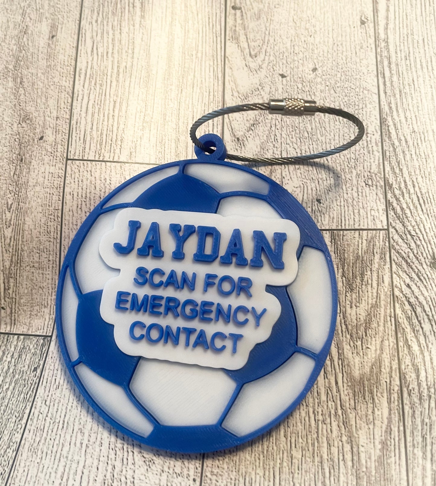 NFC Emergency Contact Backpack Tag