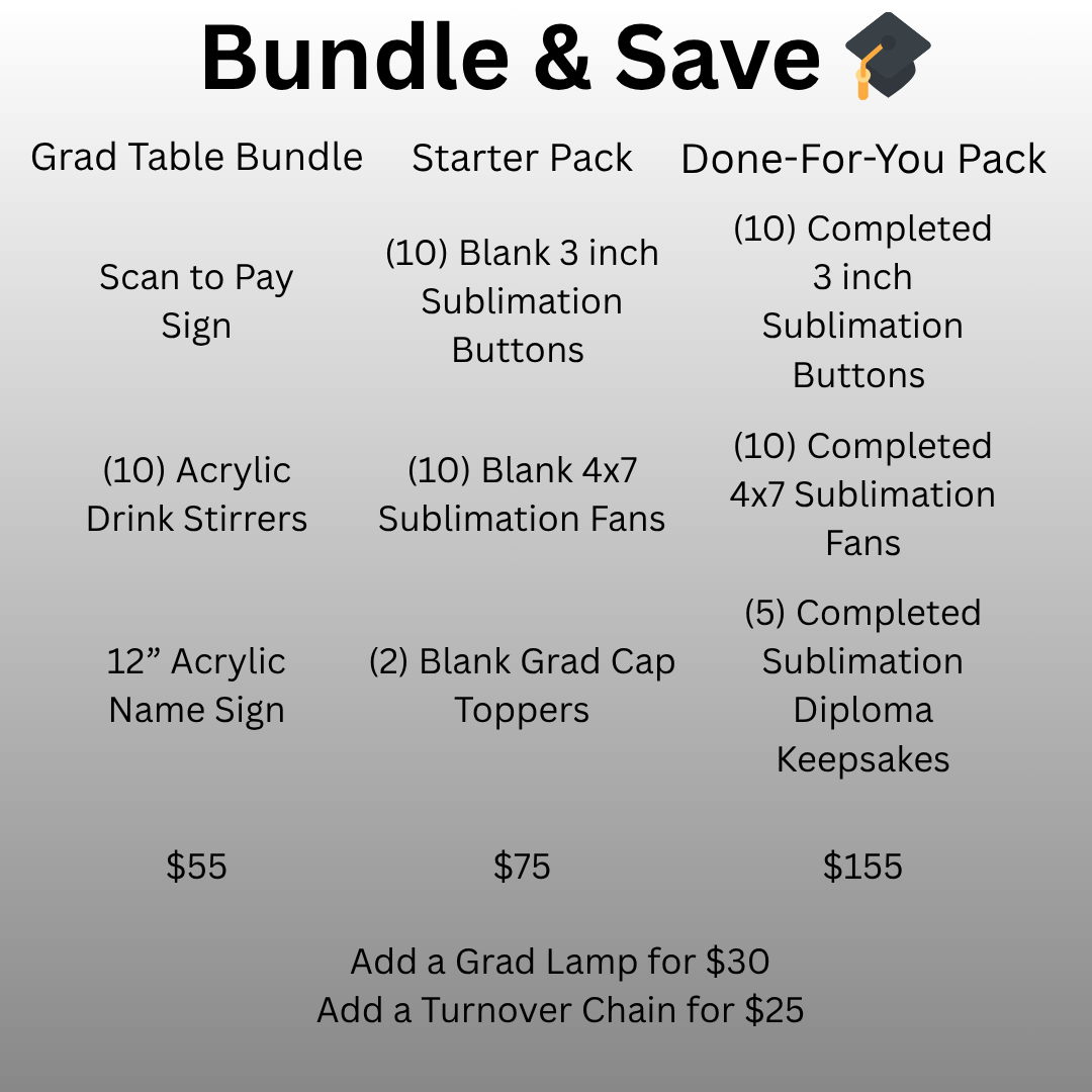 Wholesale Graduation Gift Bundles – Blanks & Done-For-You