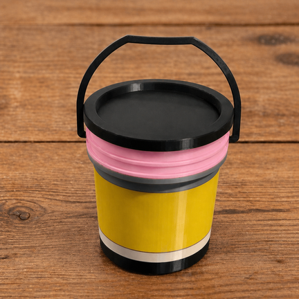 Pencil-Themed Gift Bucket | Wholesale Blank for Boutiques & Gift Shops