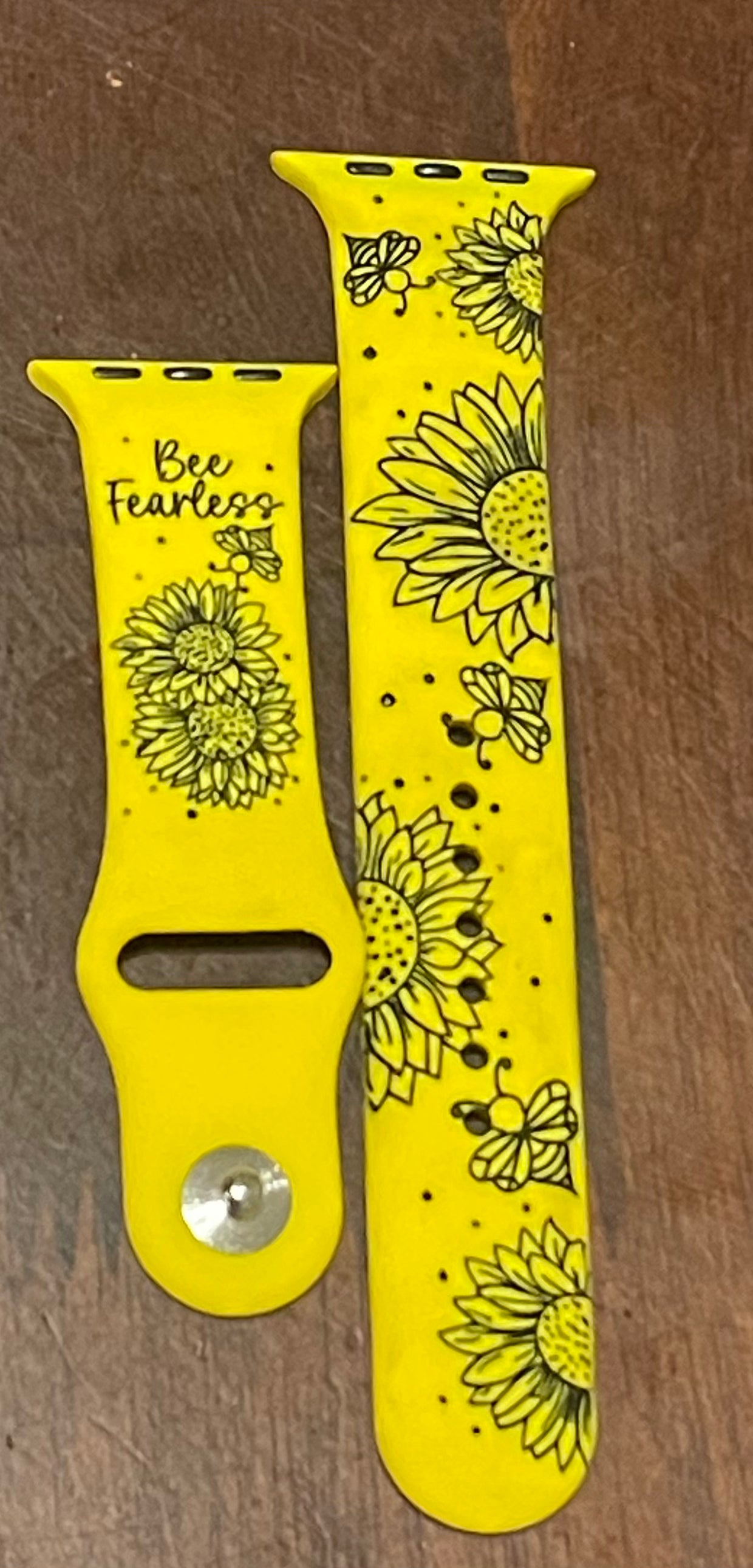 Engraved and Painted Watch Bands