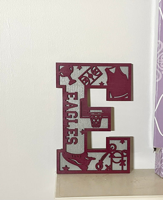 Single Stadium Letter or Number