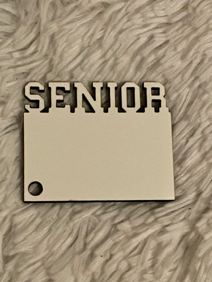 Senior Sublimation Keychain