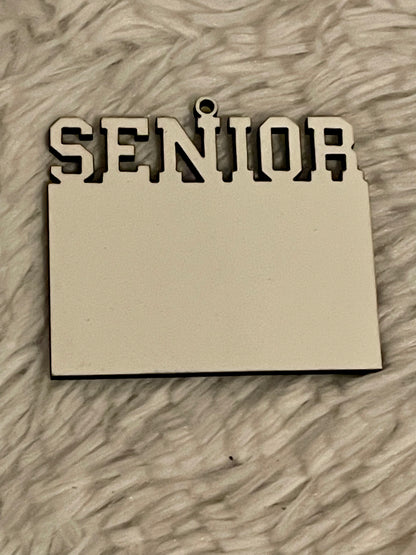 Senior Sublimation Keychain