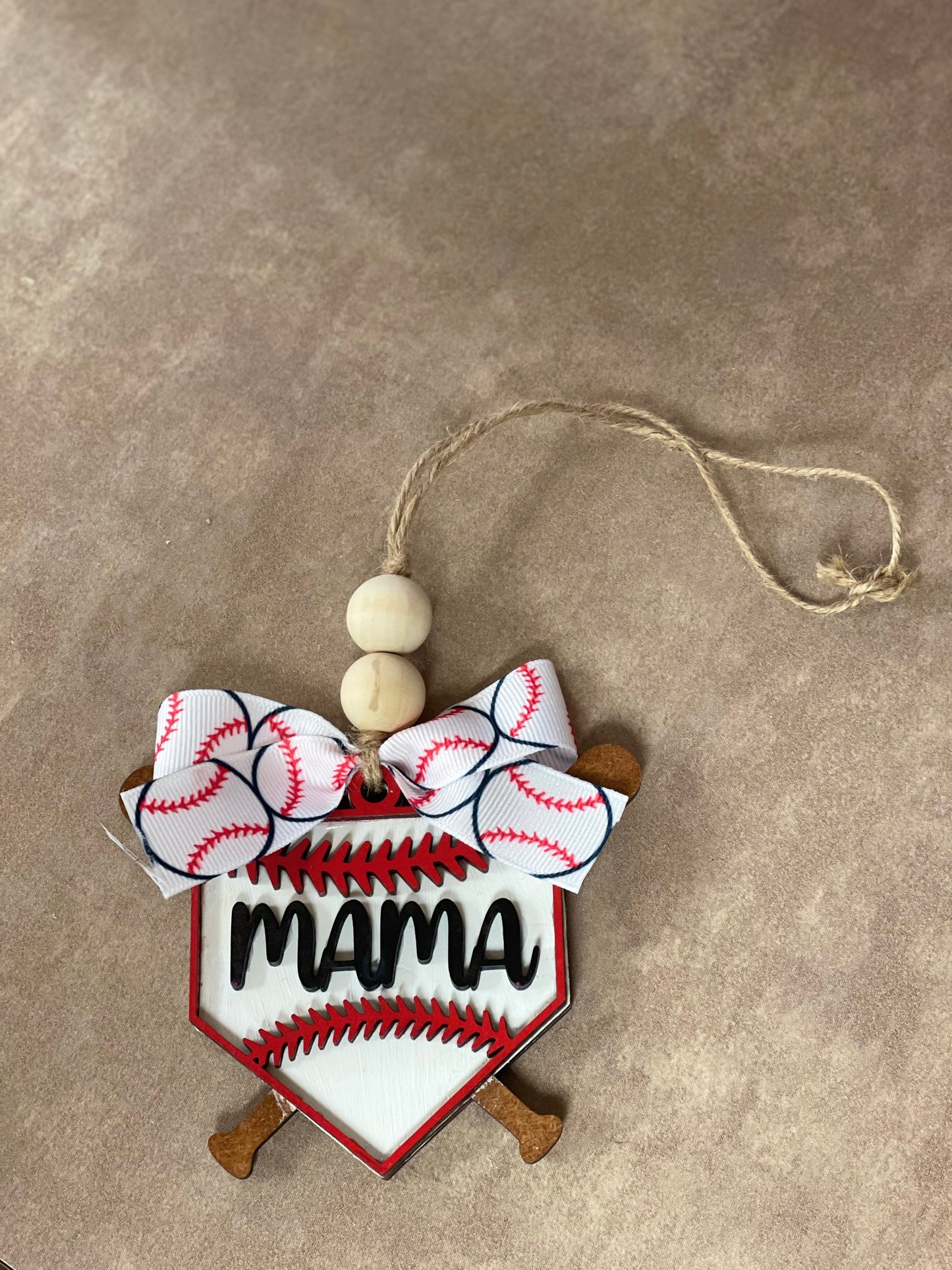 Baseball Car Charm (DIY)
