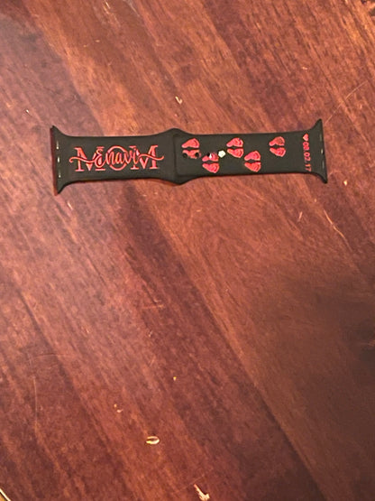 Engraved and Painted Watch Bands