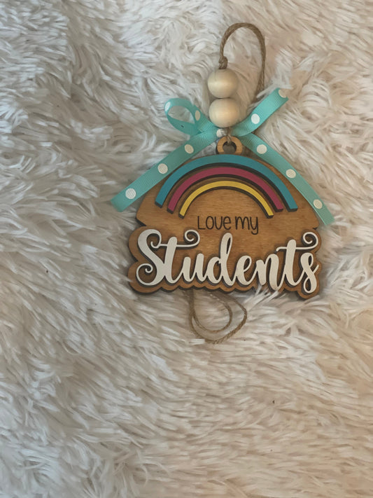 Teacher Car Charms (DIY)