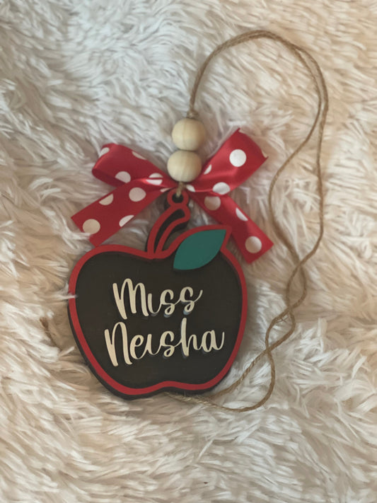 Teacher Car Charms (DIY)