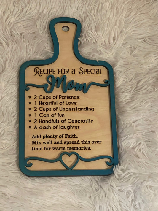 Recipe For A Special Mom/Grandma